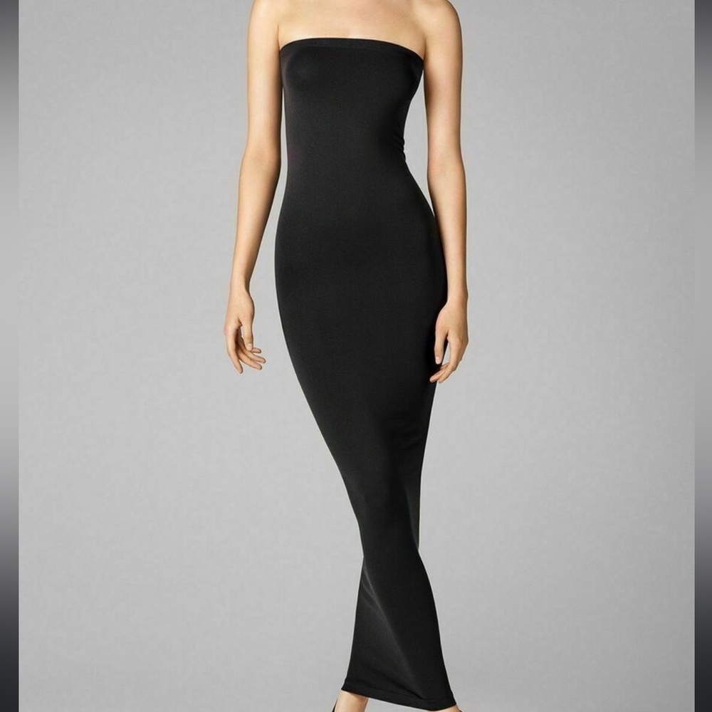 Wolford Strapless Black Maxi Dress